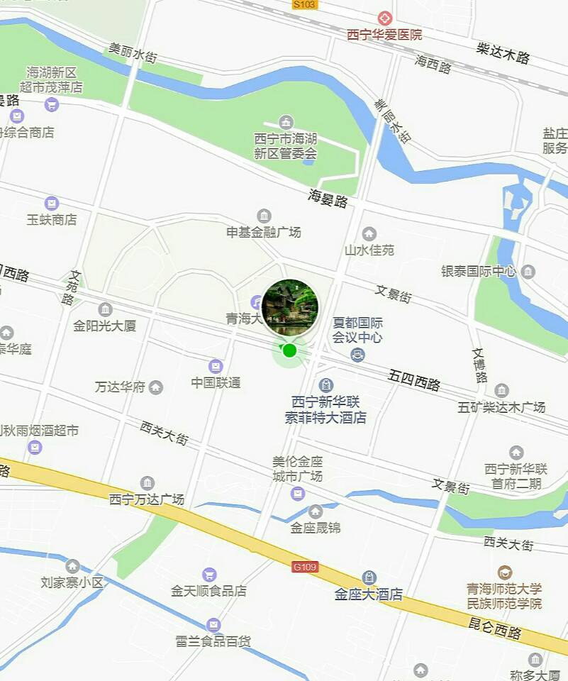 青海建筑科技大厦位置图